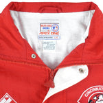 Vintage MLB (Apex One) - Cincinnati Reds Embroidered Spell-Out Jacket 1990s Large Baseball