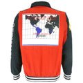 Adidas - Red Sport Perfekt Germany Map Jacket 1990s Large Vintage Retro