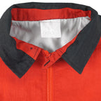 Adidas - Red Sport Perfekt Germany Map Jacket 1990s Large Vintage Retro