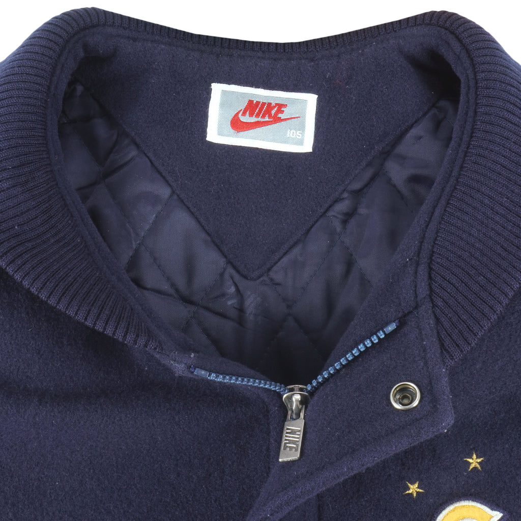 Nike - Supreme Court Button-Up Wool Jacket 1990s Large Vintage Retro