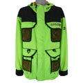 Tommy Hilfiger - Green Zip-Up Hooded Jacket 1990s XX-Large Vintage Retro