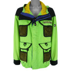 Tommy Hilfiger - Green Zip-Up Hooded Jacket 1990s XX-Large Vintage Retro