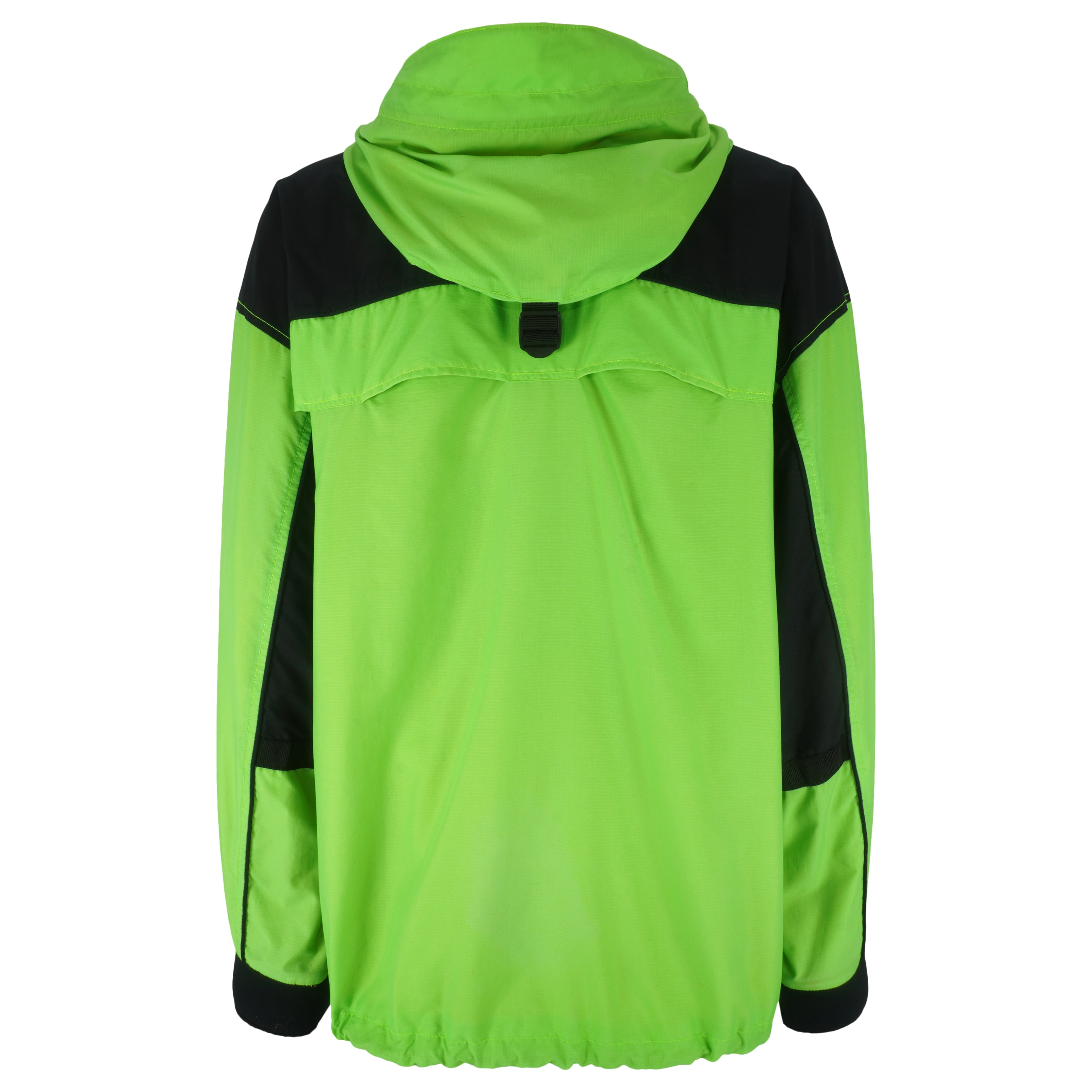 Tommy Hilfiger - Green Zip-Up Hooded Jacket 1990s XX-Large Vintage Retro