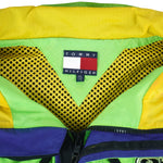 Tommy Hilfiger - Green Zip-Up Hooded Jacket 1990s XX-Large Vintage Retro