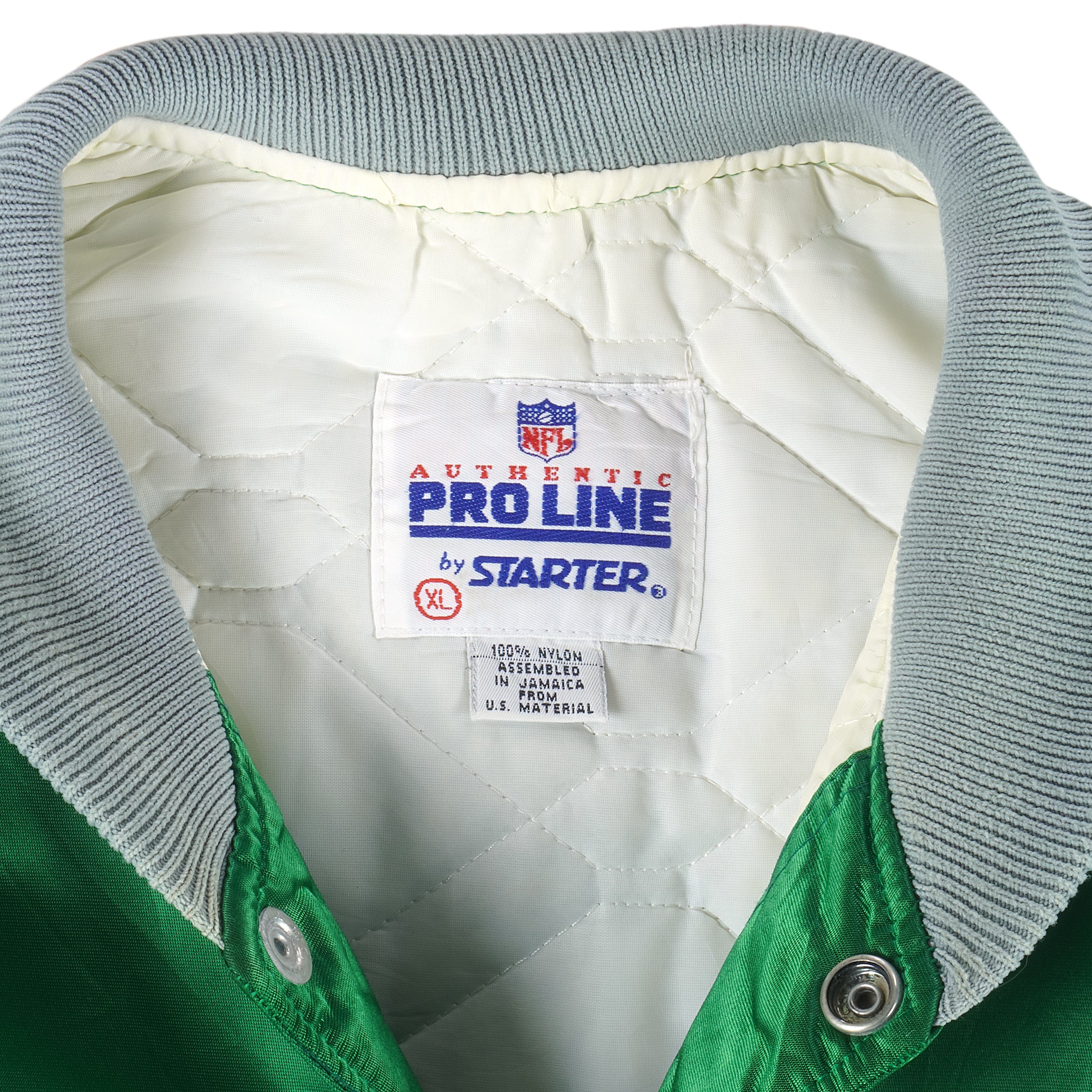 Starter (Pro Line) - Philadelphia Eagles Satin Jacket 1980s X-Large Vintage Retro Football
