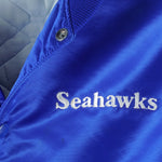 Starter (Pro Line) - Seattle Seahawks Satin Jacket 1980s Large Vintage Retro Football