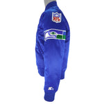 Starter - Seattle Seahawks Satin Jacket 1980s Small Vintage Retro Football