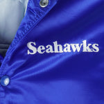 Starter - Seattle Seahawks Satin Jacket 1980s Small Vintage Retro Football