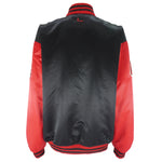 FUBU - Black & Red Sport 05 Satin Jacket 1990s X-Large Vintage Retro