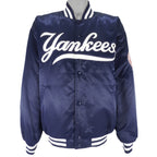 Starter - New York Yankees Diamond Collection Satin Jacket 1990s X-Large Vintage Retro Baseball