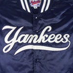 Starter - New York Yankees Diamond Collection Satin Jacket 1990s X-Large Vintage Retro Baseball
