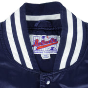 Starter - New York Yankees Diamond Collection Satin Jacket 1990s X-Large Vintage Retro Baseball