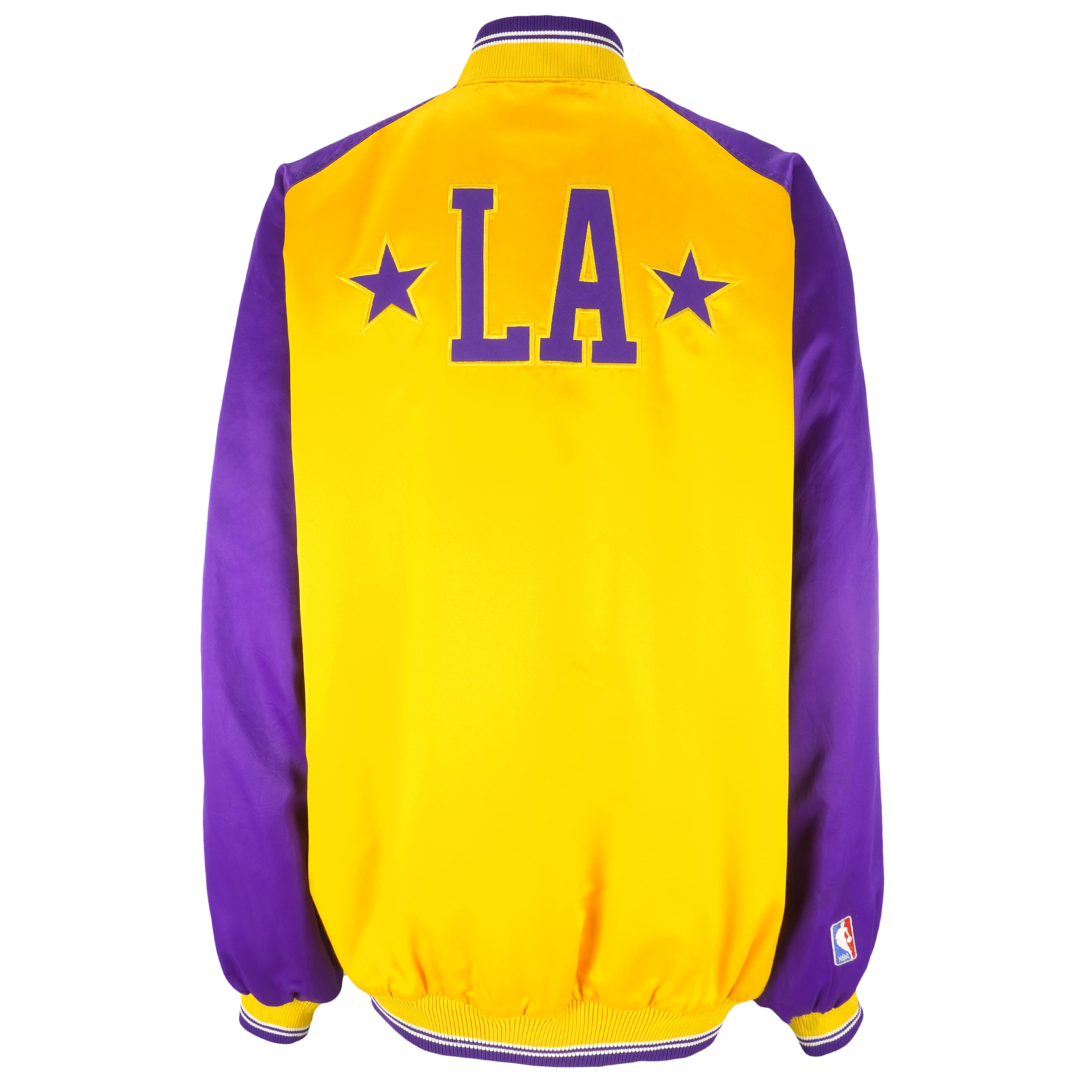 Starter NBA Los Angeles Lakers Button Up Embroidered Jersey Size Large.