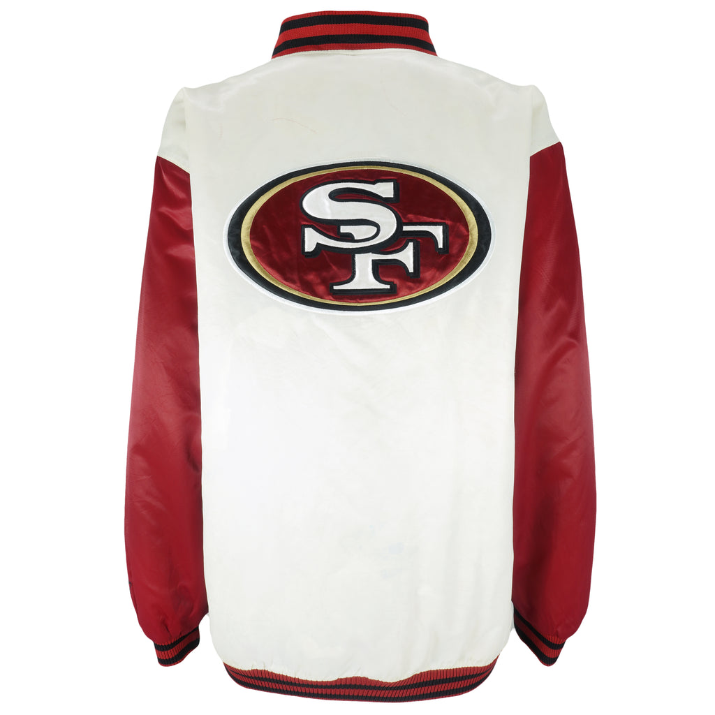 Reebok - San Francisco 49ers Satin Jacket 1990s 2X-Large Vintage Retro Football