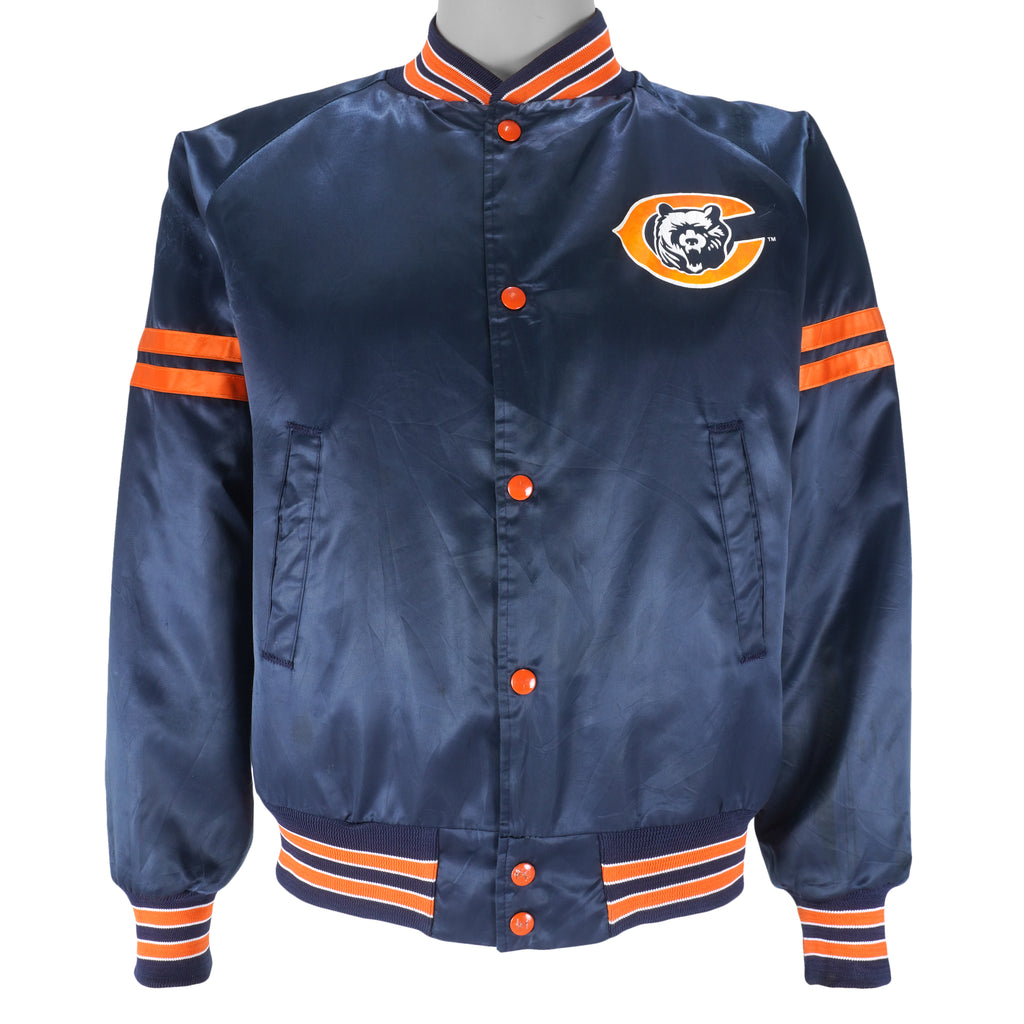 NFL (Chalk Line) - Chicago Bears Satin Jacket 1980s Medium Vintage Retro Football