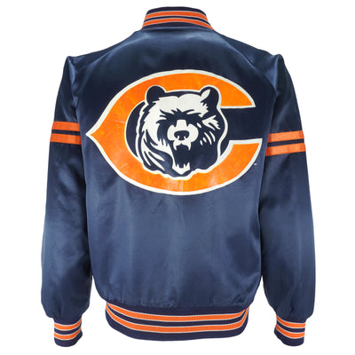 NFL (Chalk Line) - Chicago Bears Satin Jacket 1980s Medium