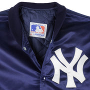 Starter - New York Yankees Satin Jacket 1980s Medium Vintage Retro Baseball