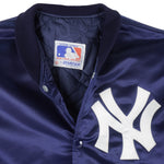 Starter - New York Yankees Satin Jacket 1980s Medium Vintage Retro Baseball