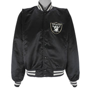 NFL (Chalk Line) - Los Angeles Raiders Satin Jacket 1980s X-Large Vintage Retro Football