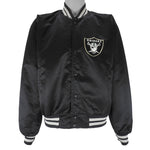 NFL (Chalk Line) - Los Angeles Raiders Satin Jacket 1980s X-Large