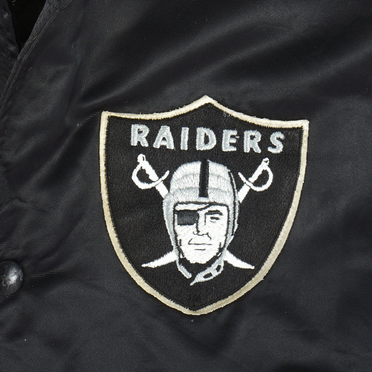 NFL (Chalk Line) - Los Angeles Raiders Satin Jacket 1980s X-Large Vintage Retro Football