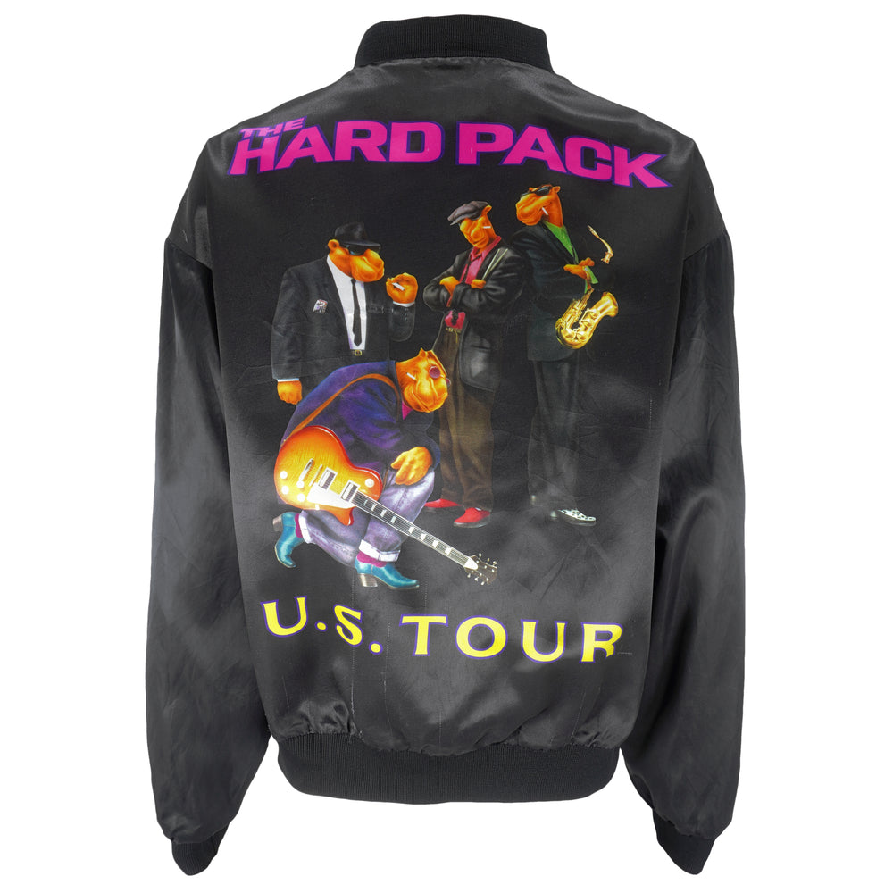 Camel (Swingster) - The Hard Pack U.S. Tour Satin Jacket 1980s X-Large Vintage Retro