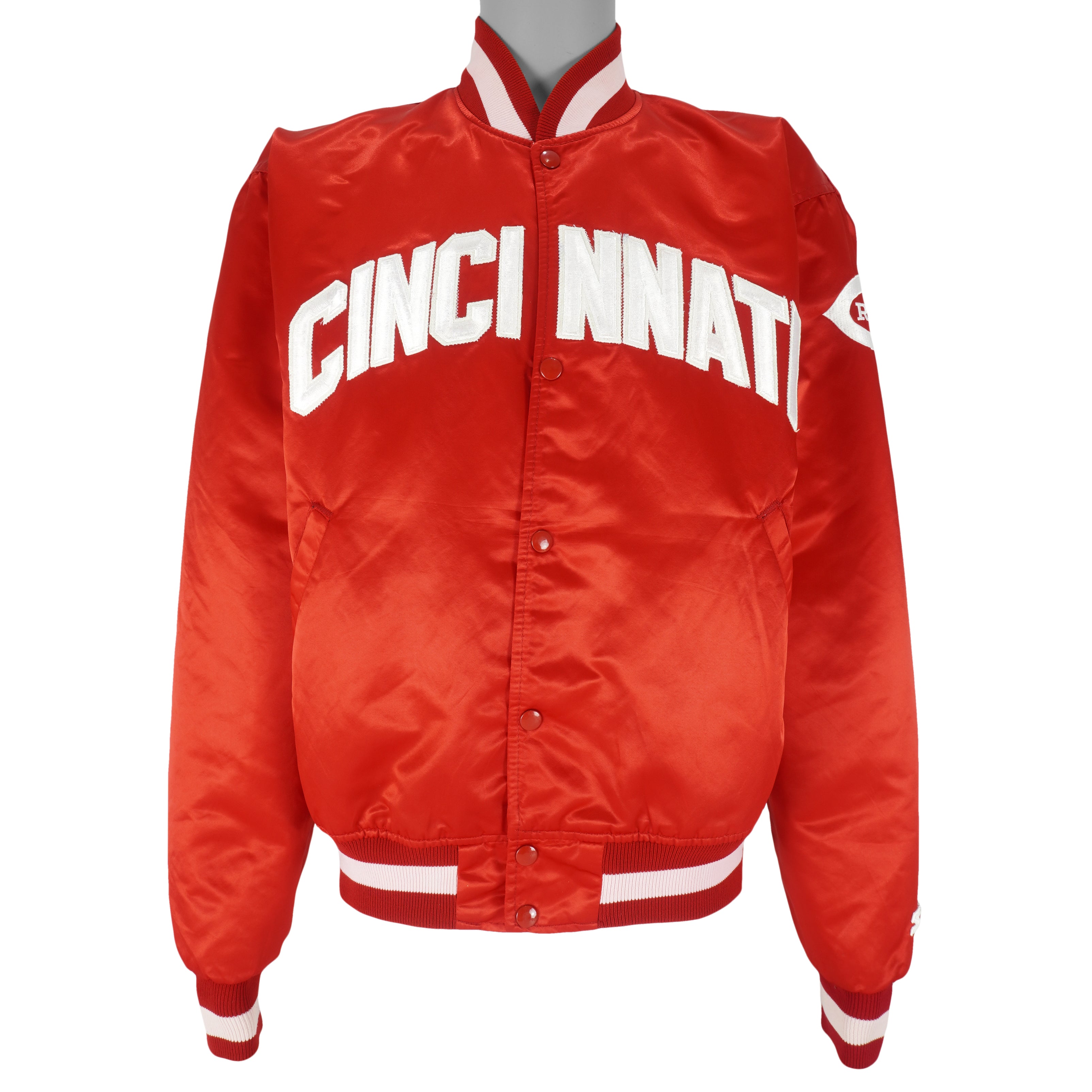 Vintage Starter Cincinnati Reds Satin Jacket - RockStar Jacket