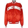 Starter (Diamond Collection) - Cincinnati Reds Satin Jacket 1980s X-Large Vintage Retro Baseball