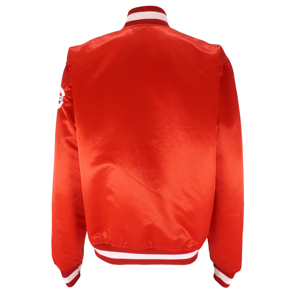 Starter (Diamond Collection) - Cincinnati Reds Satin Jacket 1980s X-Large Vintage Retro Baseball