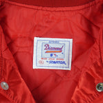 Starter (Diamond Collection) - Cincinnati Reds Satin Jacket 1980s X-Large Vintage Retro Baseball