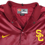 Nike - USC Trojans Satin Jacket 1990s X-Large Vintage Retro Football College