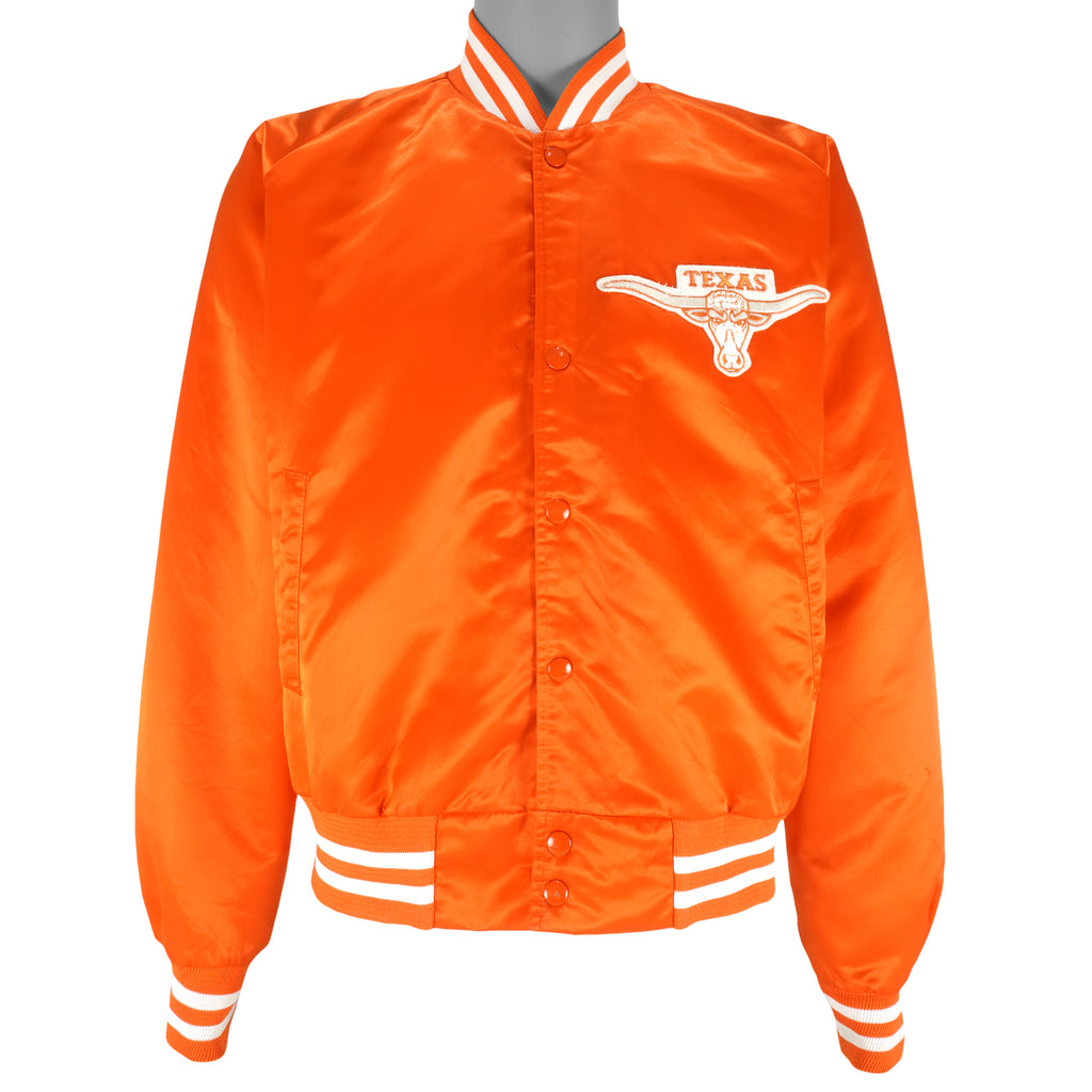 NCAA (Chalk Line) - Texas Longhorns Satin Jacket 1980s Large Vintage Retro College