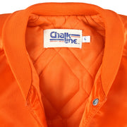 NCAA (Chalk Line) - Texas Longhorns Satin Jacket 1980s Large Vintage Retro Football College