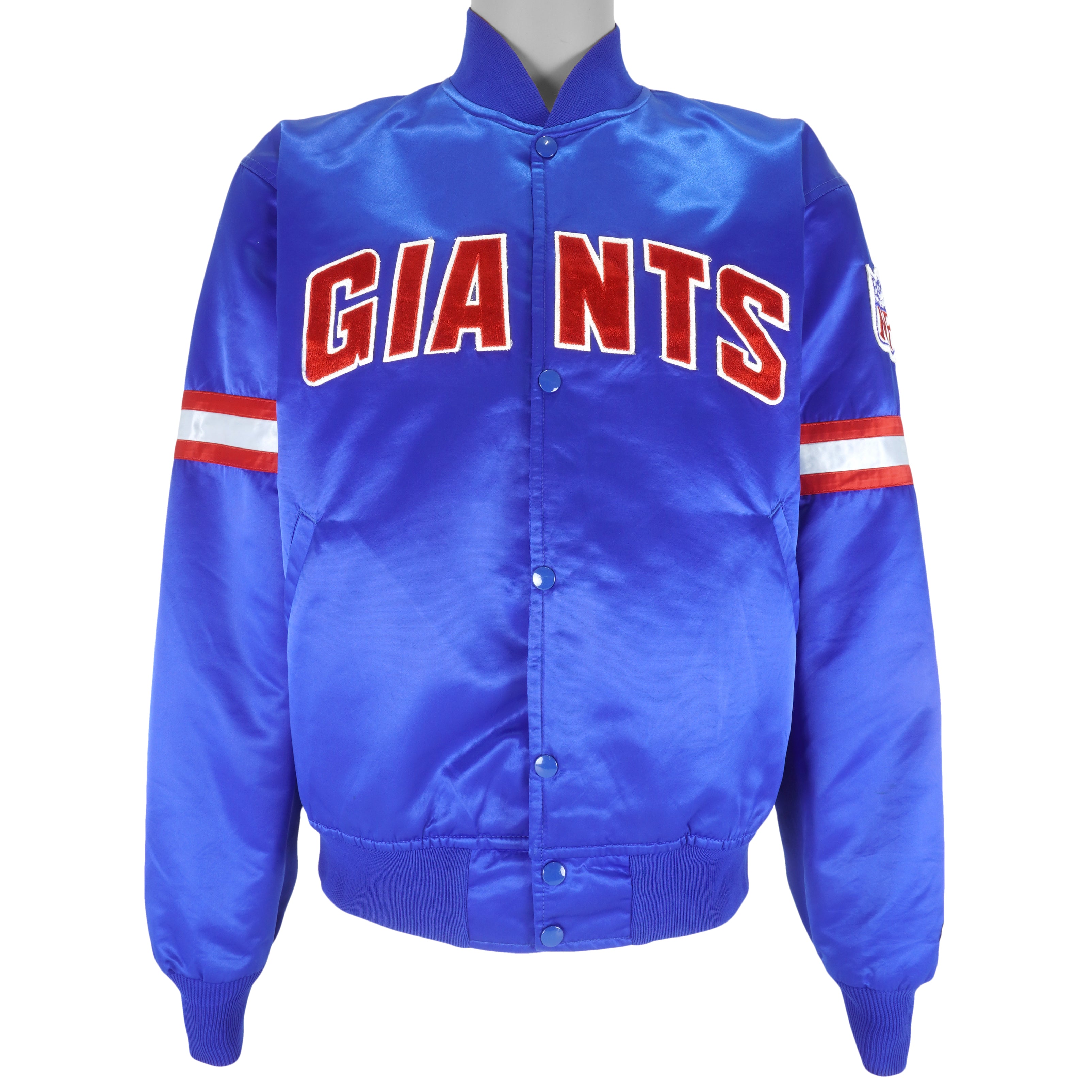 Starter - New York Giants Satin Jacket 1980s Large Vintage Retro Football