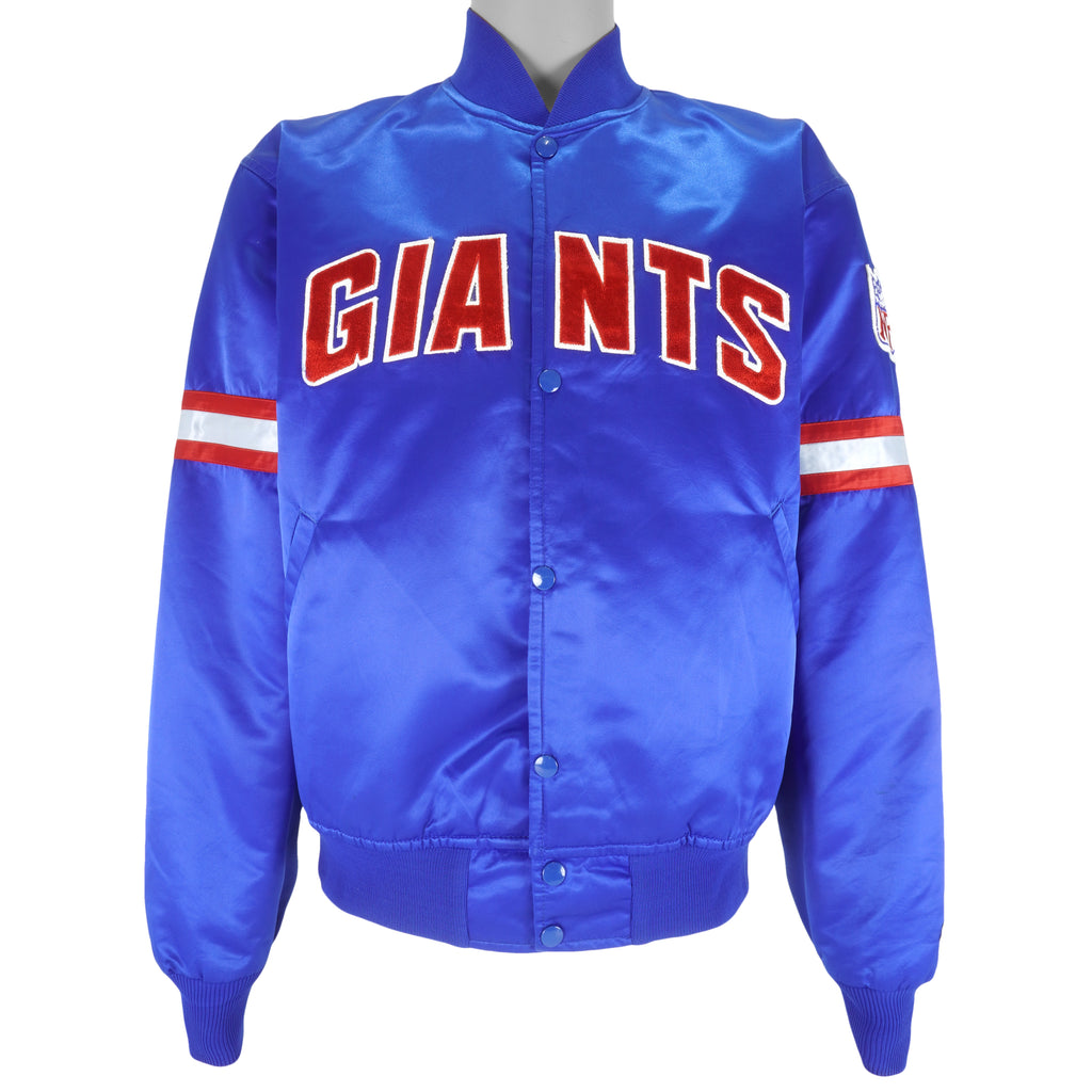 Starter - New York Giants Satin Jacket 1980s Large Vintage Retro Football