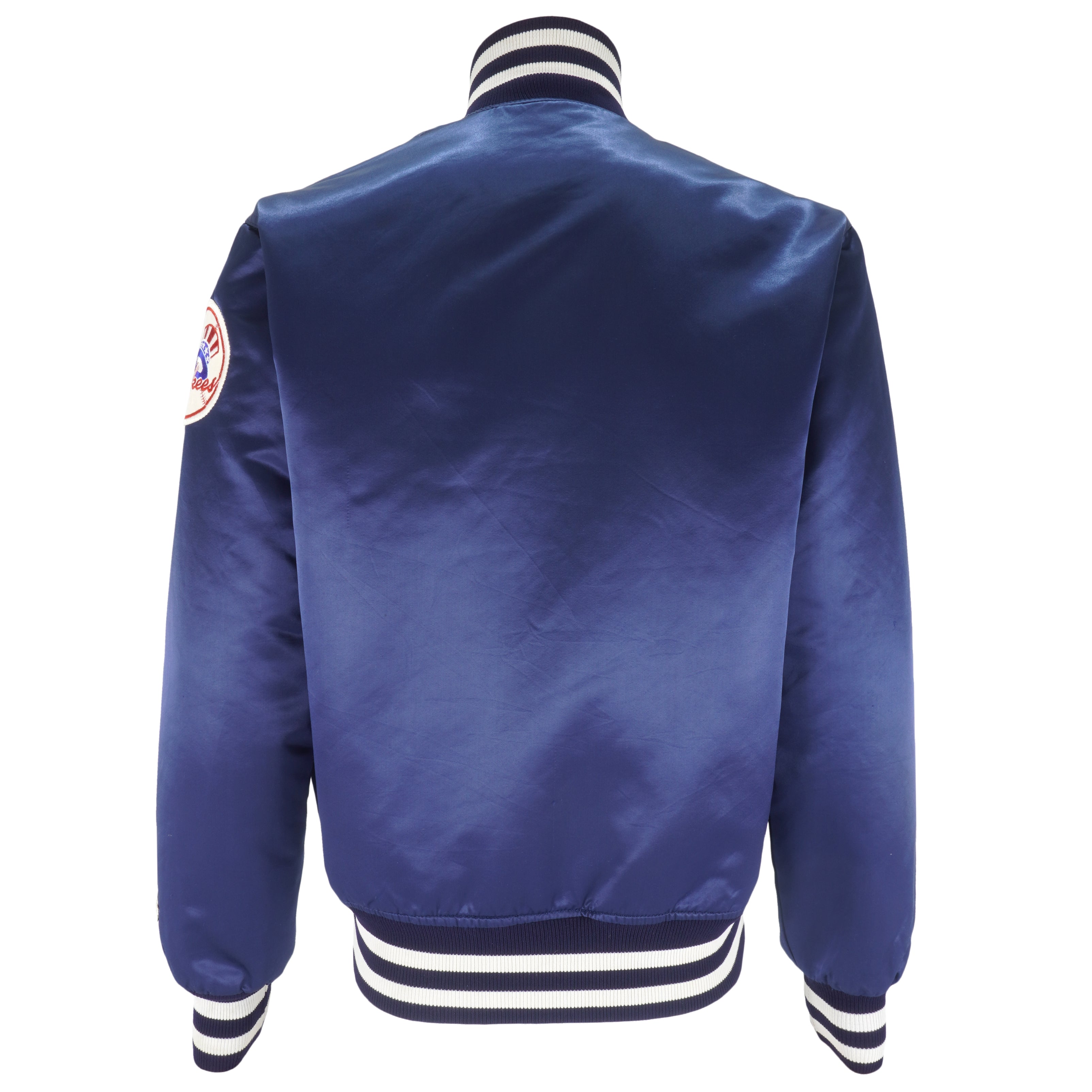 Starter (Diamond Collection) - New York Yankees Satin Jacket 1980s Medium Vintage Retro Baseball