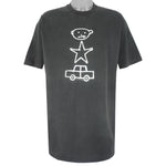 Vintage (Hanes) - U2 Hampton Tour Single Stitch T-Shirt 1991 X-Large Vintage Retro