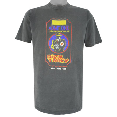 Disney (Signal) - Admit One Dick Tracy I Was There First T-Shirt 1990s X-Large