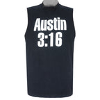 Vintage - WWF Stone Cold Steve Austin 3:16 Sleeveless Shirt 1990s Large Vintage Retro