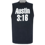 Vintage - WWF Stone Cold Steve Austin 3:16 Sleeveless Shirt 1990s Large Vintage Retro