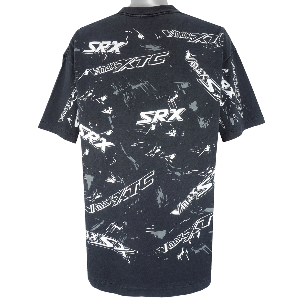 Vintage (Sof Tee) - Yamaha High Performance Snowmobiles AOP T-Shirt 1990s XX-Large Vintage Retro