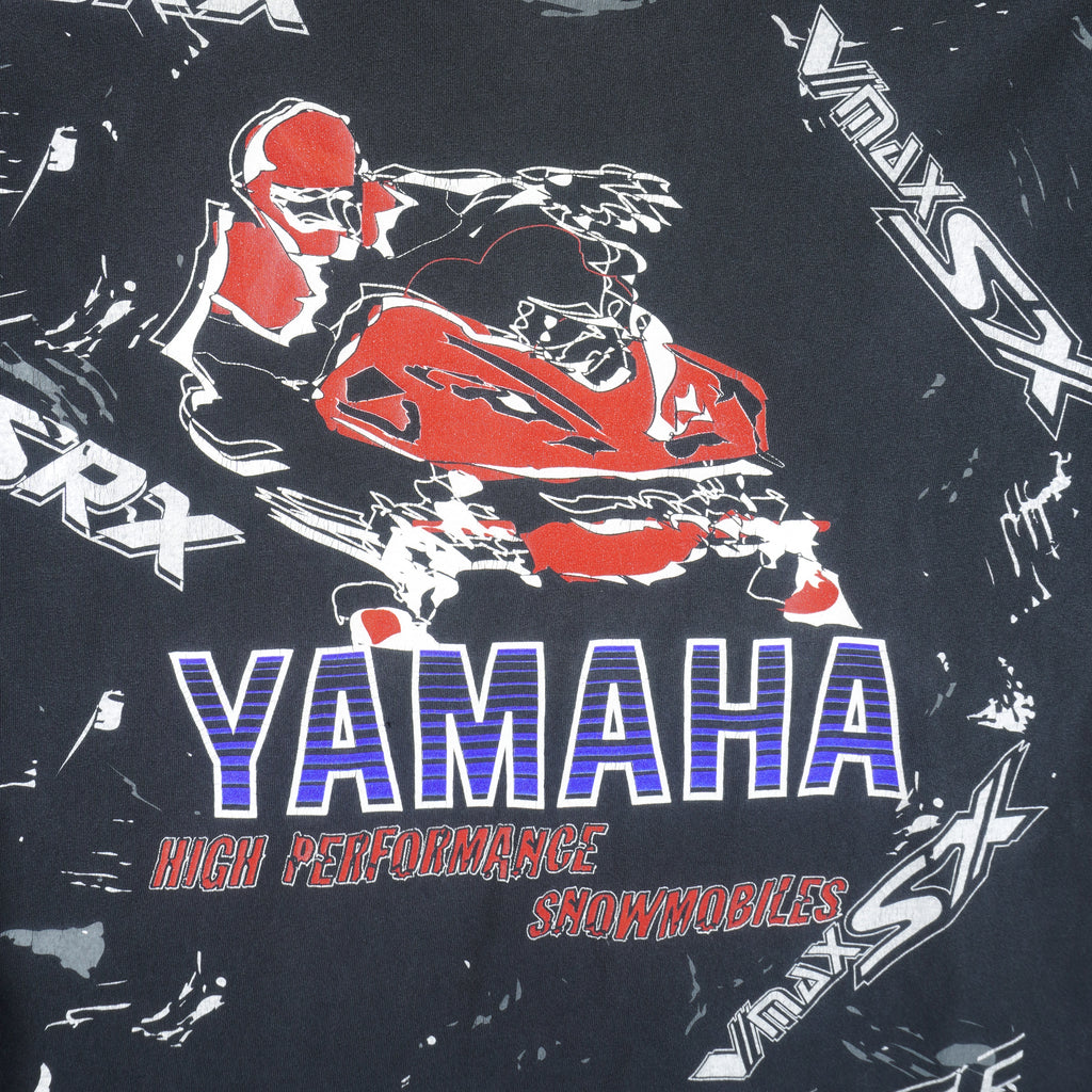 Vintage (Sof Tee) - Yamaha High Performance Snowmobiles AOP T-Shirt 1990s XX-Large Vintage Retro
