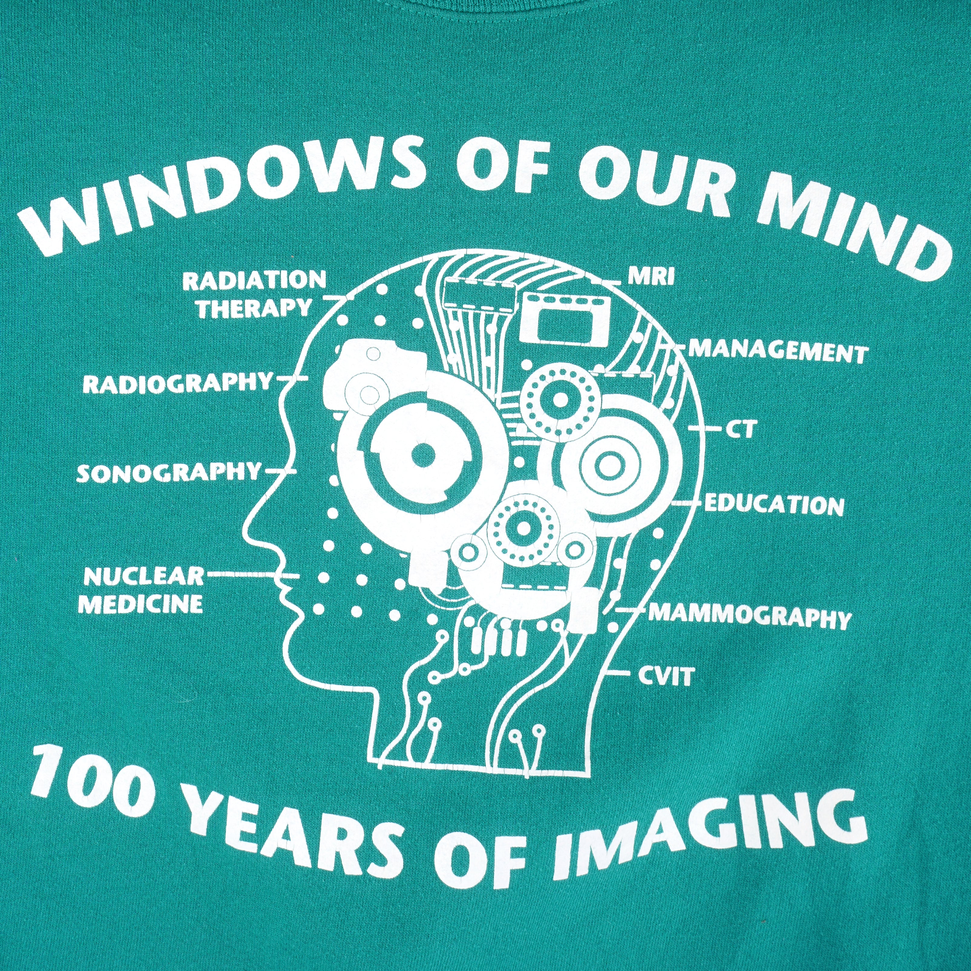 Vintage - Windows Of Our Mind Crew Neck Sweatshirt 1990s Medium