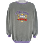 Ellesse - Italia Perugia EST.1959 Embroidered Crew Neck Sweatshirt 1990s X-Large