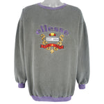 Ellesse - Italia Perugia EST.1959 Embroidered Crew Neck Sweatshirt 1990s X-Large