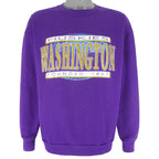 NCAA (Tultex) - Washington Huskies Crew Neck Sweatshirt 1990s X-Large Vintage College Football