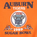 NCAA (College Jogs) - Auburn Tigers Sugar Bowl Sweatshirt 1989 Large Vintage College Football