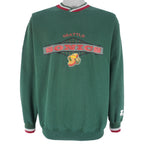 Starter - Seattle SuperSonics Embroidered Crew Neck Sweatshirt 1990s Large Vintage Retro Basketball