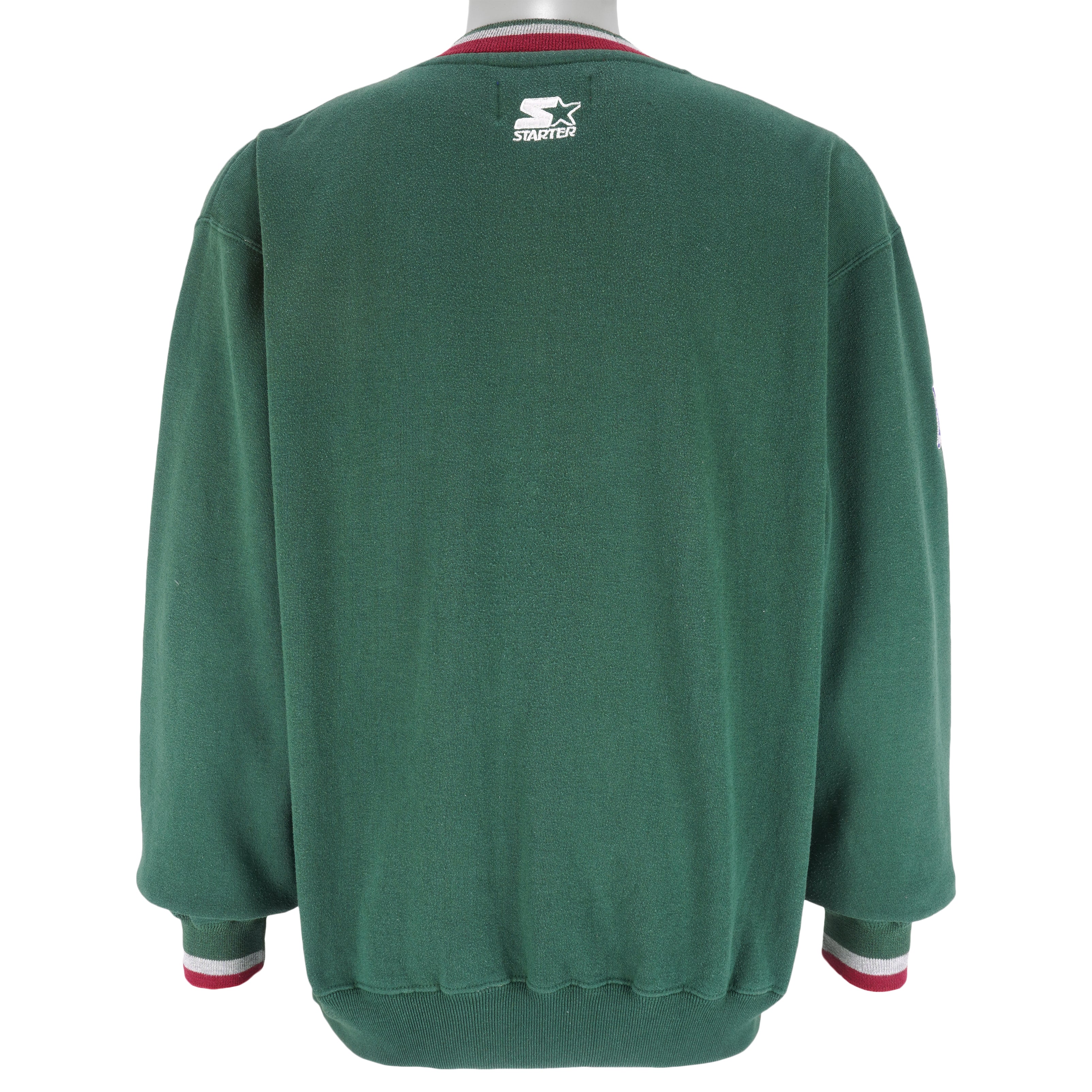 Vintage Starter - Seattle SuperSonics Embroidered Crew Neck Sweatshirt 1990s Large