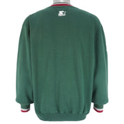 Starter - Seattle SuperSonics Embroidered Crew Neck Sweatshirt 1990s Large Vintage Retro Basketball